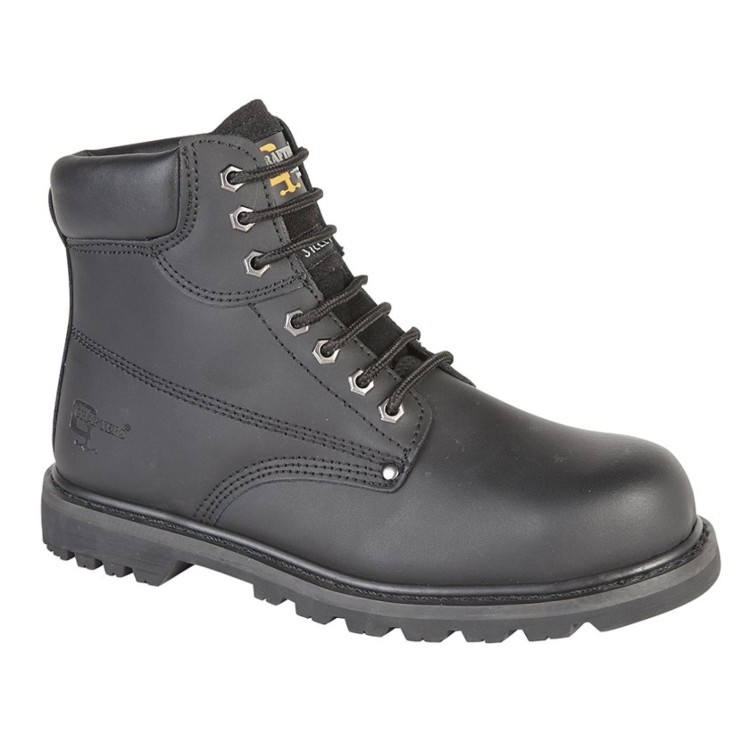 Black Leather Padded Safety Boot M124A - Forsters School Outfitters ...